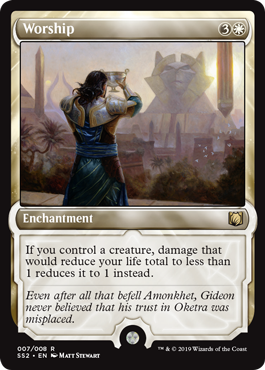 Worship (Signature Spellbook: Gideon) Light Play Foil