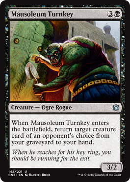 Mausoleum Turnkey (Conspiracy: Take the Crown) Medium Play