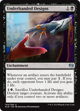 Underhanded Designs (Kaladesh) Medium Play