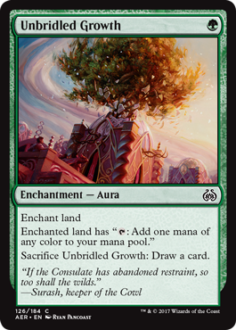 Unbridled Growth (Aether Revolt) Medium Play