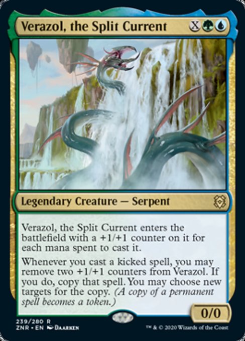 Verazol, the Split Current (Zendikar Rising) Near Mint Foil