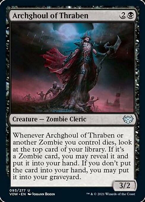Archghoul of Thraben (Innistrad: Crimson Vow) Near Mint Foil