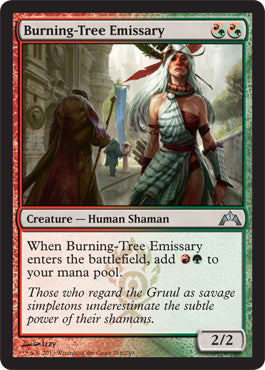 Burning-Tree Emissary (Gatecrash) Medium Play Foil