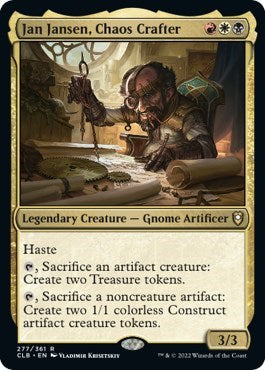 Jan Jansen, Chaos Crafter (Commander Legends: Battle for Baldur's Gate) Light Play Foil