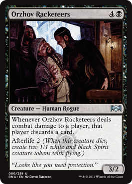 Orzhov Racketeers (Ravnica Allegiance) Light Play