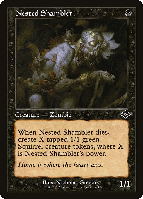 Nested Shambler (Retro Frame) (Foil Etched) (Modern Horizons 2) Near Mint Foil