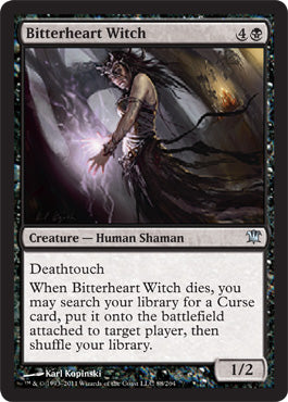 Bitterheart Witch (Innistrad) Light Play Foil