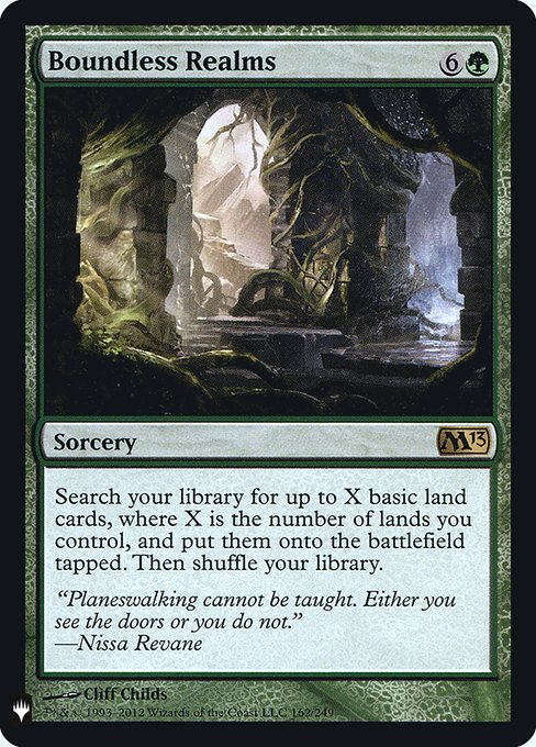 Boundless Realms (Mystery Booster Retail Edition Foils) Medium Play Foil