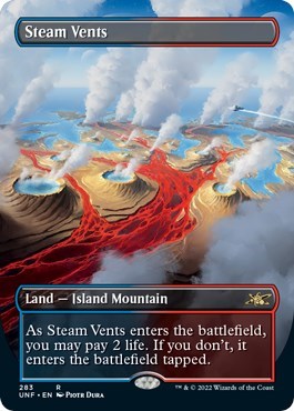 Steam Vents (Borderless) (Unfinity) Near Mint Foil