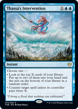 Thassa's Intervention (Theros Beyond Death) Near Mint Foil