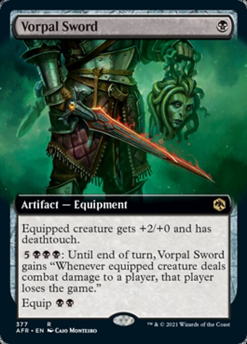 Vorpal Sword (Extended Art) (Adventures in the Forgotten Realms) Near Mint Foil