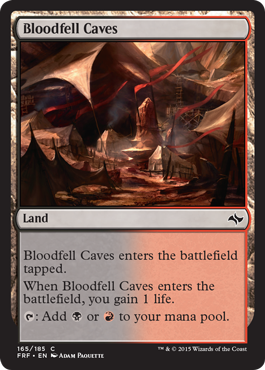 Bloodfell Caves (Fate Reforged) Near Mint