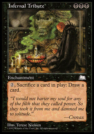 Infernal Tribute (Weatherlight) Near Mint