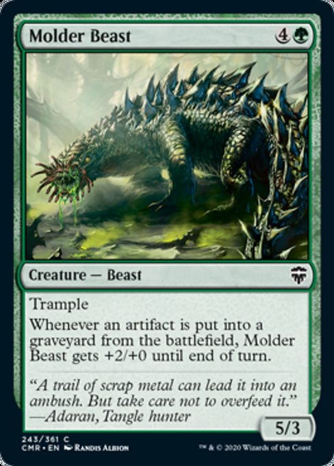 Molder Beast (Commander Legends) Light Play Foil