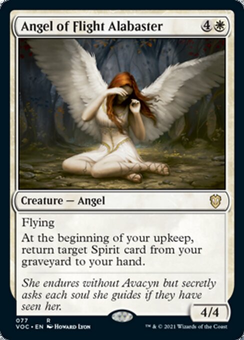 Angel of Flight Alabaster (Commander 2021 Crimson Vow) Light Play