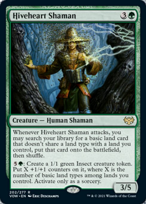 Hiveheart Shaman (Innistrad: Crimson Vow) Near Mint Foil