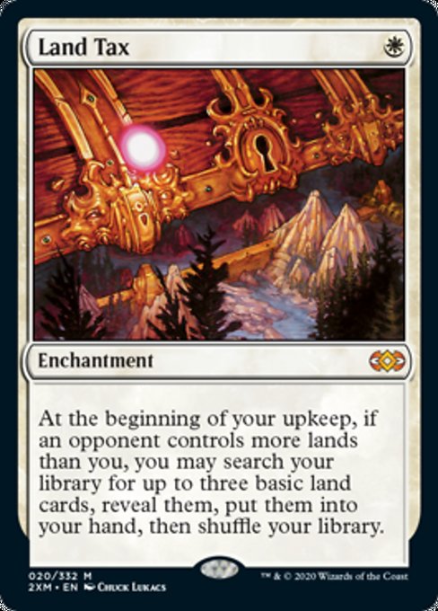 Land Tax (Double Masters) Light Play Foil