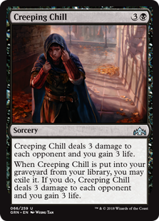 Creeping Chill (Guilds of Ravnica) Near Mint