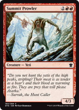 Summit Prowler (Dragons of Tarkir) Near Mint