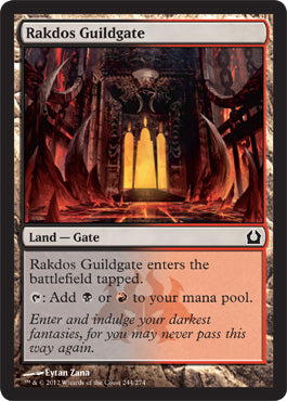 Rakdos Guildgate (Return to Ravnica) Medium Play