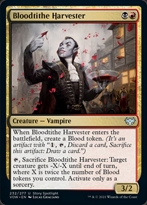 Bloodtithe Harvester (Innistrad: Crimson Vow) Light Play