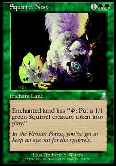 Squirrel Nest (Odyssey) Medium Play Foil