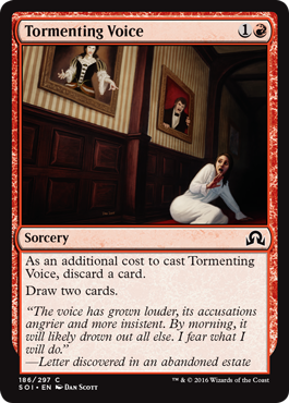 Tormenting Voice (Shadows Over Innistrad) Medium Play