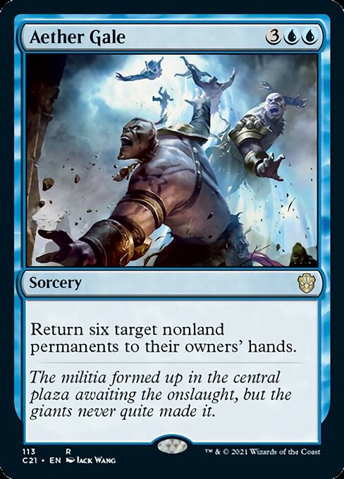 Aether Gale (Commander 2021 Strixhaven) Light Play