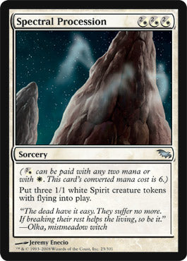 Spectral Procession (Shadowmoor) Light Play