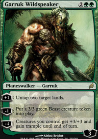 Garruk Wildspeaker (Lorwyn) Medium Play