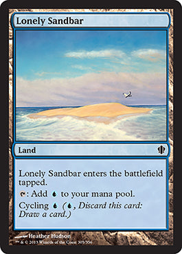 Lonely Sandbar (Commander 2013 Edition) Medium Play