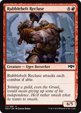 Rubblebelt Recluse (Ravnica Allegiance) Medium Play
