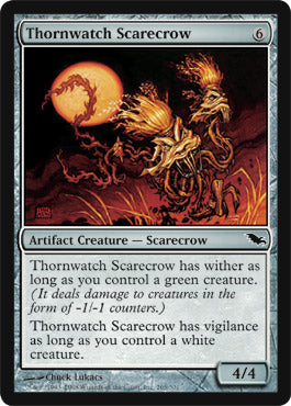 Thornwatch Scarecrow (Shadowmoor) Light Play Foil
