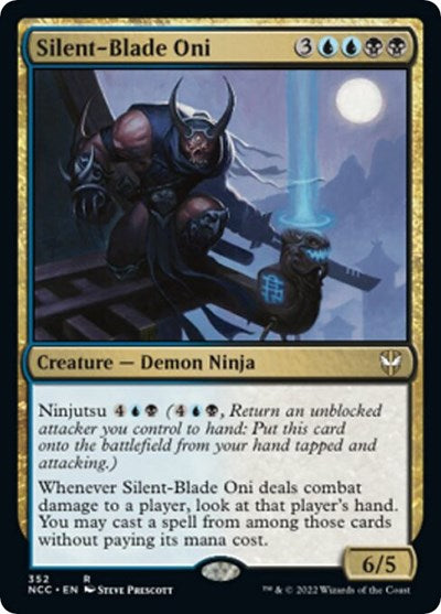 Silent-Blade Oni (Commander: Streets of New Capenna) Near Mint
