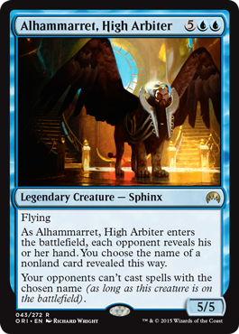 Alhammarret, High Arbiter (Magic Origins) Light Play Foil