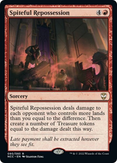 Spiteful Repossession (Commander: Streets of New Capenna) Light Play