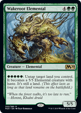 Wakeroot Elemental (Magic 2020 Core Set) Near Mint
