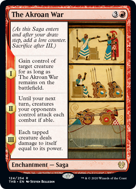The Akroan War (Theros Beyond Death) Near Mint Foil