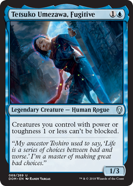Tetsuko Umezawa, Fugitive (Dominaria) Damaged / Poor