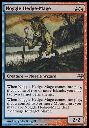 Noggle Hedge-Mage (Eventide) Medium Play Foil