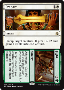 Prepare to Fight (Amonkhet) Light Play