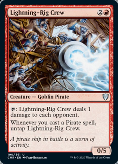 Lightning-Rig Crew (Commander Legends) Near Mint Foil
