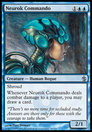Neurok Commando (Mirrodin Besieged) Medium Play
