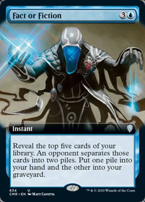 Fact or Fiction (Extended Art) (Commander Legends) Near Mint Foil