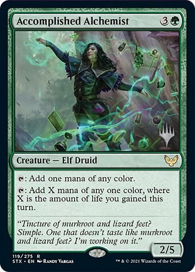 Accomplished Alchemist (Promo Pack: Strixhaven) Light Play