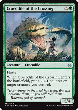 Crocodile of the Crossing (Amonkhet) Near Mint