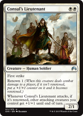 Consul's Lieutenant (Magic Origins) Medium Play