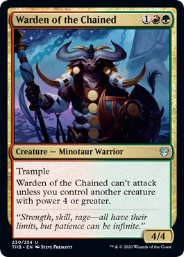 Warden of the Chained (Theros Beyond Death) Medium Play