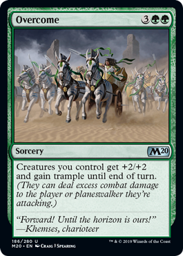 Overcome (Magic 2020 Core Set) Near Mint Foil
