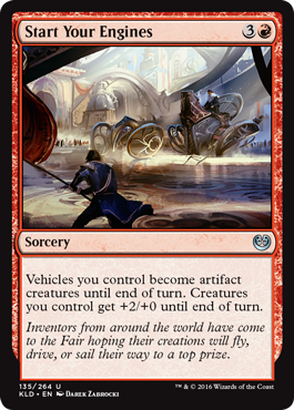 Start Your Engines (Kaladesh) Near Mint Foil